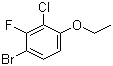 1-溴-3-氯-4-乙氧基-2-氟苯分子结构 (CAS 909122-14-1)