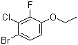 structure of CAS# 909122-17-4, 1-溴-2-氯-4-乙氧基-3-氟苯