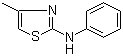 CAS # 90916-46-4, 4-Methyl-N-phenyl-2-thiazolamine, 2-Anilino-4-methylthiazole