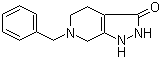 structure of CAS# 909187-64-0, 1,2,4,5,6,7-Hexahydro-6-(phenylmethyl)-3H-pyrazolo[3,4-c]pyridin-3-one