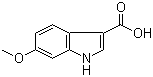 6-甲氧基-3-吲哚甲酸分子结构 (CAS 90924-43-9)