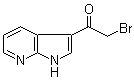 2-溴-1-(1H-吡咯并[2,3-b]吡啶-3-基)乙酮分子结构 (CAS 90929-73-0)