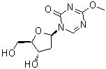 1-(2-脱氧-beta-D-赤式-呋喃戊糖基)-4-甲氧基-1,3,5-三嗪-2(1H)-酮分子结构 (CAS 909402-26-2)
