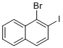 1-溴-2-碘萘分子结构 (CAS 90948-03-1)