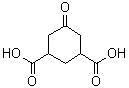 5-氧代-1,3-环己烷二甲酸分子结构 (CAS 90954-19-1)