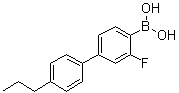 [3-氟-4'-丙基联苯-4-基]硼酸分子结构 (CAS 909709-42-8)