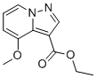 4-甲氧基吡唑并[1,5-a]吡啶-3-甲酸乙酯分子结构 (CAS 909717-95-9)