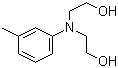 CAS # 91-99-6, N,N-Di(hydroxyethyl)-m-toluidine, 2-2'-(m-Tolylimido)diethanol, 2,2'-[(3-Methylphenyl)imino]bis-ethanol