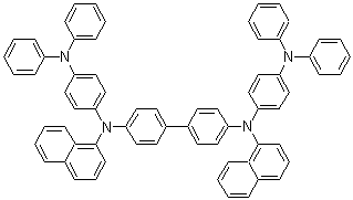 N,N'-双[4-(二苯基氨基)苯基]-N,N'-二-1-萘基-联苯-4,4'-二胺分子结构 (CAS 910058-11-6)