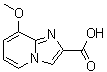 structure of CAS# 910122-85-9, 8-甲氧基咪唑并[1,2-a]吡啶-2-羧酸