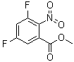 3,5-二氟-2-硝基苯甲酸甲酯分子结构 (CAS 910123-09-0)