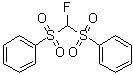 氟二(苯磺酰基)甲烷分子结构 (CAS 910650-82-7)
