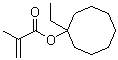 2-甲基-2-丙烯酸 1-乙基环辛基酯分子结构 (CAS 910914-92-0)