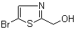 5-溴-2-噻唑甲醇分子结构 (CAS 911052-85-2)