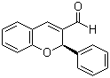 (2R)-2-苯基-2H-苯并吡喃-3-甲醛分子结构 (CAS 911107-22-7)