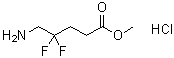 5-氨基-4,4-二氟戊酸甲酯盐酸盐分子结构 (CAS 911634-74-7)
