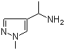 structure of CAS# 911788-33-5, 1-(1-Methyl-1H-pyrazol-4-yl)ethanamine