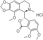 structure of CAS# 912-60-7, 盐酸那可丁