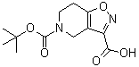 6,7-二氢异恶唑并[4,5-c]吡啶-3,5(4H)-二甲酸 5-叔丁酯分子结构 (CAS 912265-93-1)