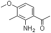 structure of CAS# 912347-94-5, 2-甲基-3-氨基-4-乙酰基苯甲醚