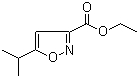 5-异丙基异恶唑-3-甲酸乙酯分子结构 (CAS 91240-30-1)