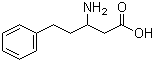 structure of CAS# 91247-38-0, 3-氨基-5-苯基戊酸