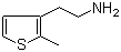 2-甲基-3-噻吩乙胺分子结构 (CAS 912769-60-9)