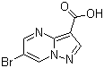 structure of CAS# 912773-22-9, 6-溴吡唑并[1,5-a]嘧啶-3-羧酸