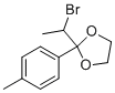 CAS # 91306-36-4, 2-(1-bromoethyl)-2-(p-tolyl)-1,3-dioxolane, 1,3-Dioxolane, 2-(1-bromoethyl)-2-(4-methylphenyl)