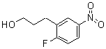 2-氟-5-硝基苯丙醇分子结构 (CAS 91319-51-6)