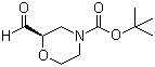 (R)-N-叔丁氧羰基-2-吗啉甲醛分子结构 (CAS 913642-85-0)