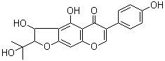 1''-羟基刺桐素 C分子结构 (CAS 913690-46-7)