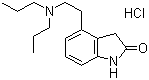 CAS 登录号：91374-20-8, 盐酸罗匹尼罗, 4-[2-二正丙基胺乙基]-1,3-二氢-2H-吲哚-2-酮盐酸盐
