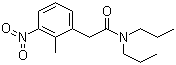 2-甲基-3-硝基-N,N-二丙基苯乙酰胺分子结构 (CAS 91374-22-0)
