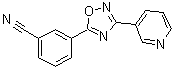 CAS 登录号：913830-15-6, 3-[3-(吡啶-3-基)-1,2,4-恶二唑-5-基]苯甲腈