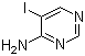 structure of CAS# 91416-96-5, 4-氨基-5-碘嘧啶