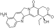 9-氨基喜树碱分子结构 (CAS 91421-43-1)