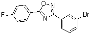 3-(3-溴苯基)-5-(4-氟苯基)-1,2,4-恶二唑分子结构 (CAS 914212-32-1)