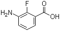 2-氟-3-氨基苯甲酸分子结构 (CAS 914223-43-1)