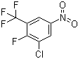 5-氯-6-氟-3-硝基三氟甲苯分子结构 (CAS 914225-55-1)