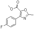 CAS 登录号：914287-71-1, 4-(4-氟苯基)-2-甲基-5-恶唑羧酸甲酯