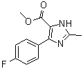 CAS # 914288-11-2, 4-(4-Fluorophenyl)-2-methyl-1H-imidazole-5-carboxylic acid methyl ester