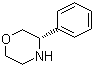 (S)-3-苯基吗啉分子结构 (CAS 914299-79-9)