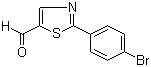 2-(4-溴苯基)噻唑-5-甲醛分子结构 (CAS 914348-78-0)