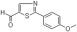 2-(4-甲氧基苯基)噻唑-5-甲醛分子结构 (CAS 914348-82-6)