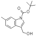 structure of CAS# 914349-04-5, 3-(羟基甲基)-6-甲基-1H-吲哚-1-羧酸叔丁酯