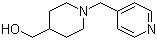 1-(4-吡啶甲基)-4-哌啶甲醇分子结构 (CAS 914349-22-7)