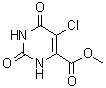 CAS # 91447-90-4, 5-Chloro-1,2,3,6-tetrahydro-2,6-dioxo-4-pyrimidinecarboxylic acid methyl ester