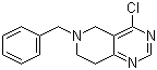 6-苄基-4-氯-5,6,7,8-四氢吡啶并[4,3-d]嘧啶分子结构 (CAS 914612-23-0)