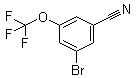 structure of CAS# 914635-52-2, 3-Bromo-5-(trifluoromethoxy)benzonitrile